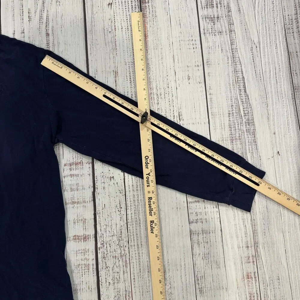Polo Ralph Lauren Long Sleeve Polo Navy XL Custom Slim Fit Pony Logo